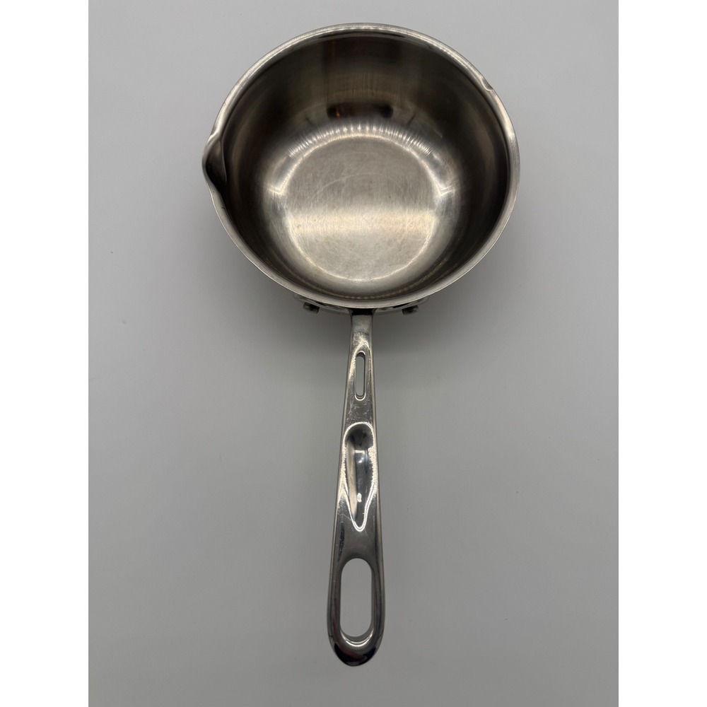 Emeril Lagasse 1 Qt Stainless Steel Saucepan with Copper Core and Pour Spout